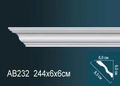 Карниз Perfect / Перфект AB232 на otdelka1.ru