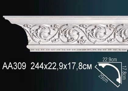 Карниз Perfect / Перфект AA309 на otdelka1.ru