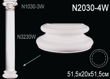 Колонна Perfect / Перфект N2030-4W на Otdelka1.ru