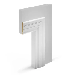 Наличник Cosca AN03 под покраску белый 100x16 мм МДФ