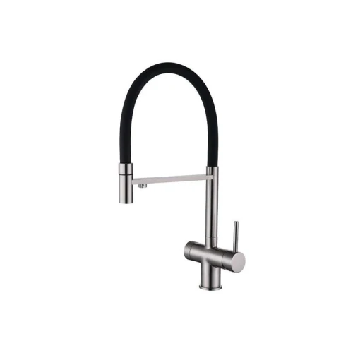 Смеситель для кухонной мойки EMAR EC-7024 Сатин на otdelka1.ru