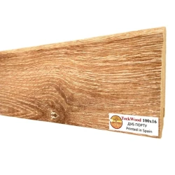 Плинтус МДФ Теквуд / Teckwood 100 мм Дуб Порту