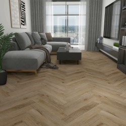 Кварц-виниловый ламинат CM Floor Parkett 35 Дуб Бурбон