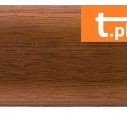 Плинтус пластиковый с кабель-каналом Т пласт / T Plast 108 Орех (уценка)