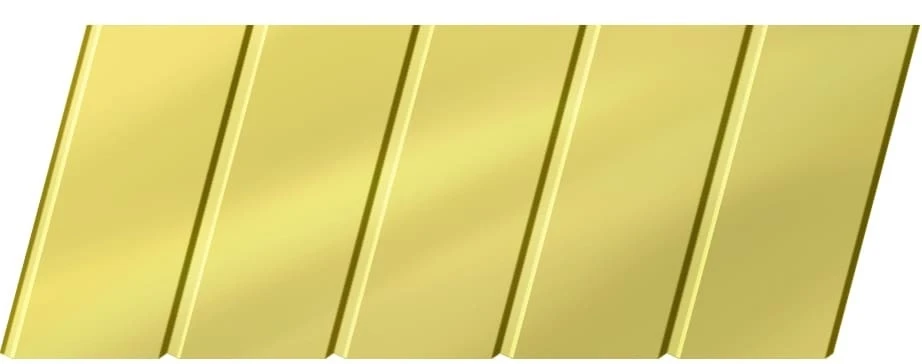 Реечный потолок Ceiling group 75C 151 Золото зеркало на otdelka1.ru