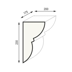 Консоль Уникс К3 из полиуретана