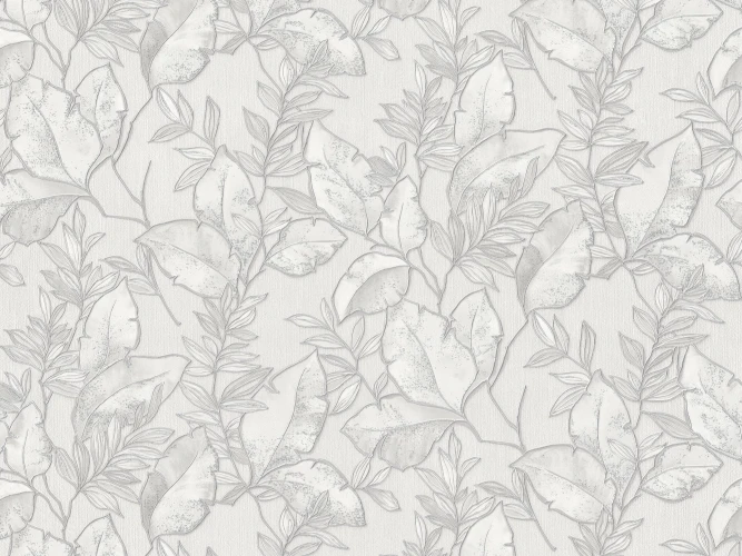 Обои МОФ Malex design Иоланта 4298-1 бел-серый на otdelka1.ru