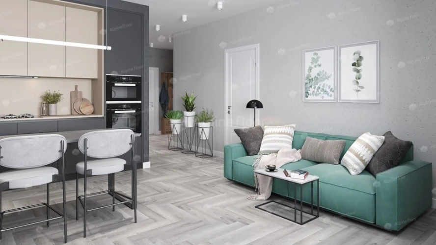 Виниловая плитка Alpine floor Parquet LVT Eco 16-18 Дуб Лейтена на otdelka1.ru