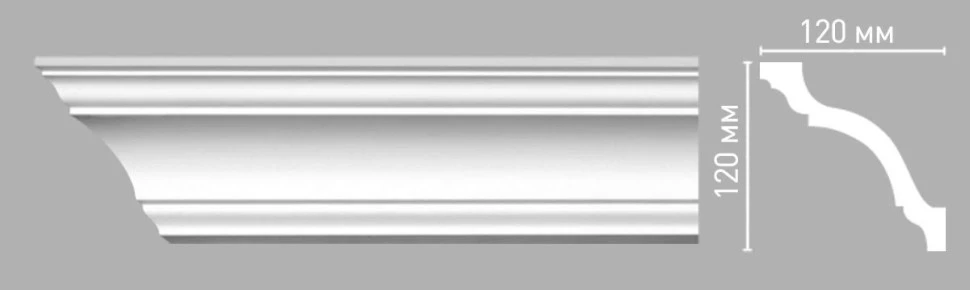 Плинтус потолочный Decomaster 96670