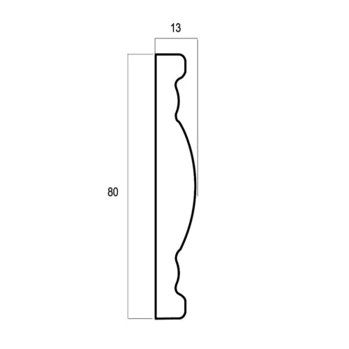 Молдинг Cosca 80-7 Лента ант. золото W1080-7/G327 на otdelka1.ru