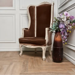 Кварц-виниловая плитка Vinilam Parquet Herringbone Glue GD11133 Паркет Северный