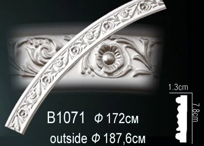 Круговой молдинг Perfect / Перфект B1071 на Otdelka1.ru