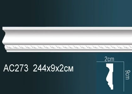 Молдинг с рисунком Perfect / Перфект AC273 на Otdelka1.ru