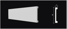 Плинтус гибкий Decor Dizayn DD708-E на Otdelka1.ru