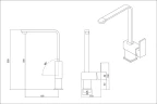 Смеситель EMAR EC-3014 3014.7 Антрацит на Otdelka1.ru