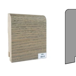 Плинтус шпонированный Finitura Dekor 100x30 прямой №019