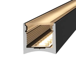 Теневая рейка Laconistiq Light Mini Черная анодированная