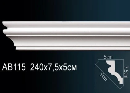 Карниз Perfect / Перфект AB115F на Otdelka1.ru