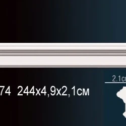 Молдинг гладкий Perfect / Перфект AD374