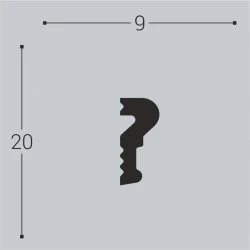 Молдинг bello deco XPS М2 20x9