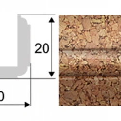 Внешний пробковый угол 20 мм