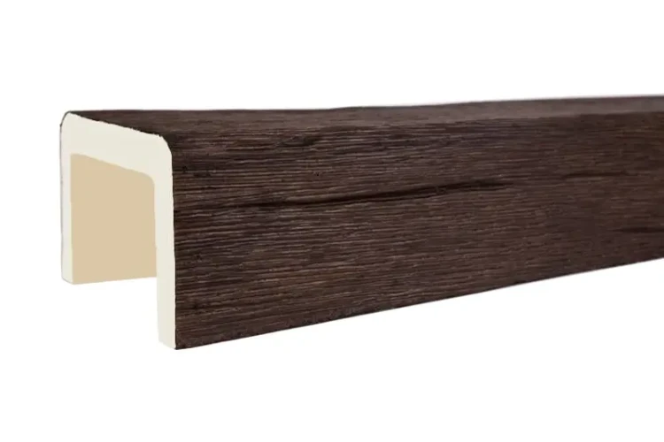 Балка Уникс М9 полиуретановая Тёмный дуб на otdelka1.ru