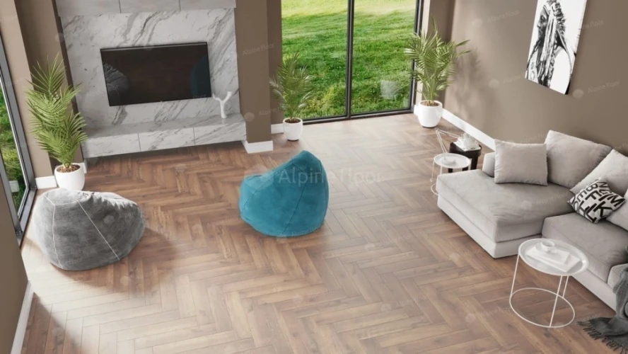 Виниловая плитка Alpine floor Parquet LVT Eco 16-2 Дуб Royal на Otdelka1.ru