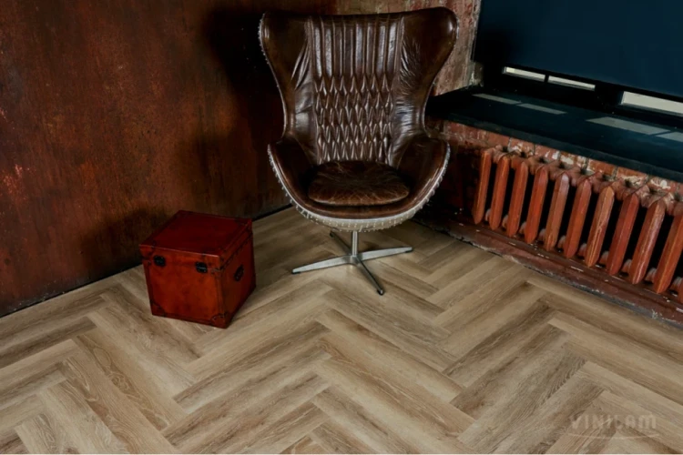 Кварц-виниловая плитка Vinilam Parquet Herringbone Glue IS11166 Паркет Классический на Otdelka1.ru