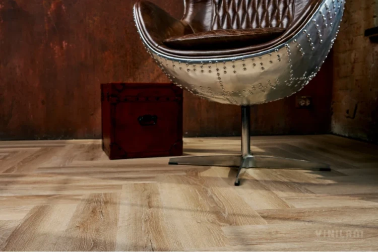 Кварц-виниловая плитка Vinilam Parquet Herringbone Glue IS11166 Паркет Классический на Otdelka1.ru