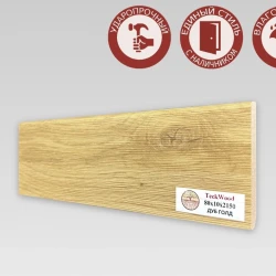 Плинтус МДФ Teckwood 80 мм Дуб Голд