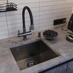 Мойка для кухни EMAR EMB-131 PVD Nano Dark