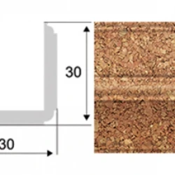 Внешний пробковый угол 30 мм