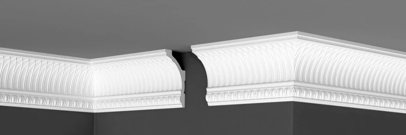 Плинтус потолочный Де-Багет Декор ДП 16-120 на otdelka1.ru