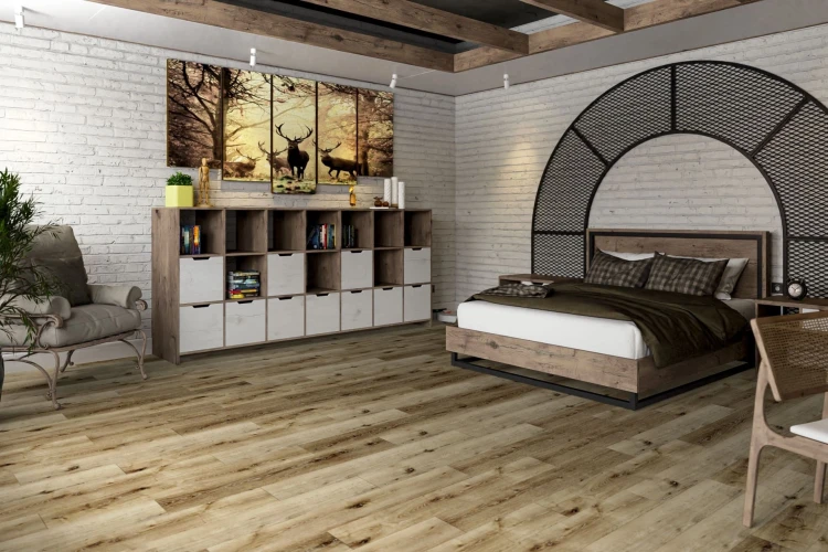 Кварц-виниловая плитка Damy Floor Family клеевая Дуб Провинциальный на Otdelka1.ru