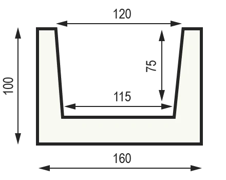 Балка Уникс М16 полиуретановая на otdelka1.ru