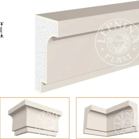 Фасадный карниз LepninaPlast КВ-285/3 на otdelka1.ru