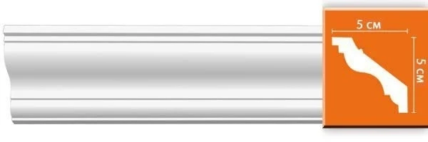 Потолочный плинтус Decomaster 96118 на Otdelka1.ru