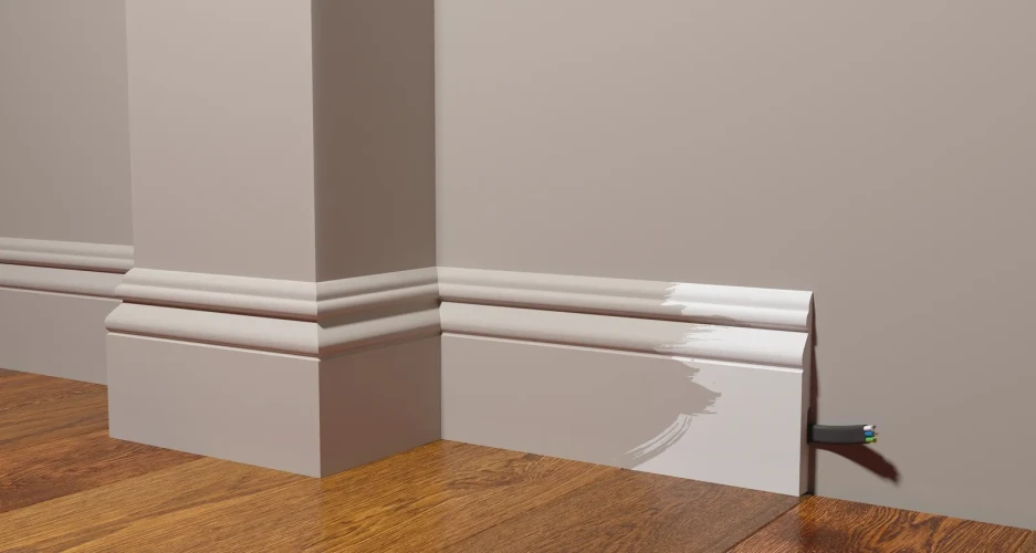 Плинтус полимерный Decor Dizayn DD50 на otdelka1.ru