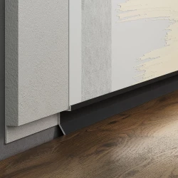 Теневой плинтус универсальный Laconistiq Novel Mini Черный Муар