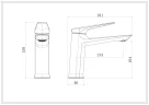 Смеситель Royce Про RCM-120501CR для раковины, хром на Otdelka1.ru