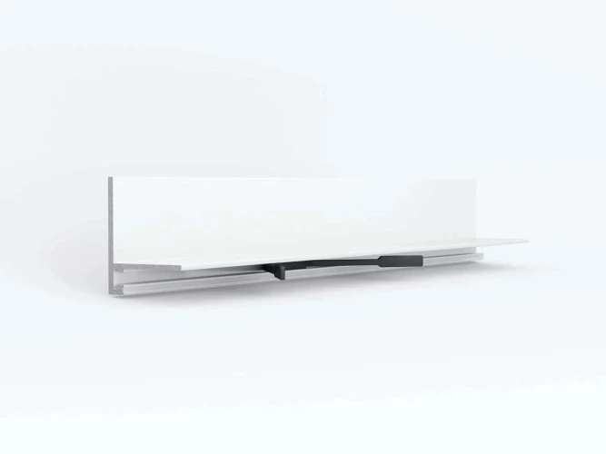 Микроплинтус Laconistiq Micro L Белый Муар на otdelka1.ru