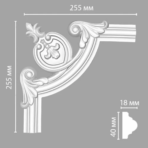 Угол декоративный Decomaster 97010-5 на otdelka1.ru