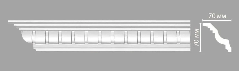 Потолочный плинтус с орнаментом Decomaster 95345 на otdelka1.ru