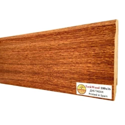Плинтус МДФ Теквуд / Teckwood 100 мм Дуб Табак