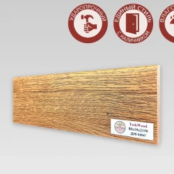 Плинтус МДФ Teckwood 80 мм Дуб Кинг