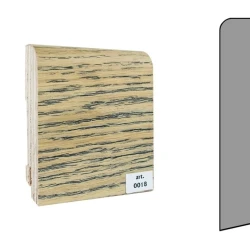 Плинтус шпонированный Finitura Dekor 120x30 прямой №018