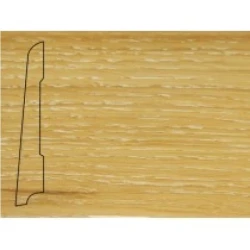 Плинтус шпонированный Педрос / Pedross Дуб беленый 80 х 16 мм