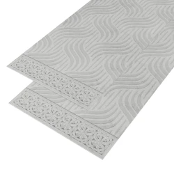 Стеновая панель АКВАТОН Novita ПМО SPC Stronghold Бетон мокко 11С Узор Волна 23864