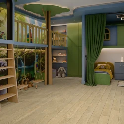 Кварц-виниловая плитка Damy Floor Family клеевая 0030-2-LVT Дуб Латте