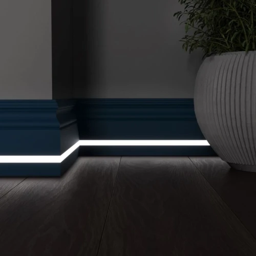 Плинтус МДФ с подсветкой LWD Айдахо на otdelka1.ru